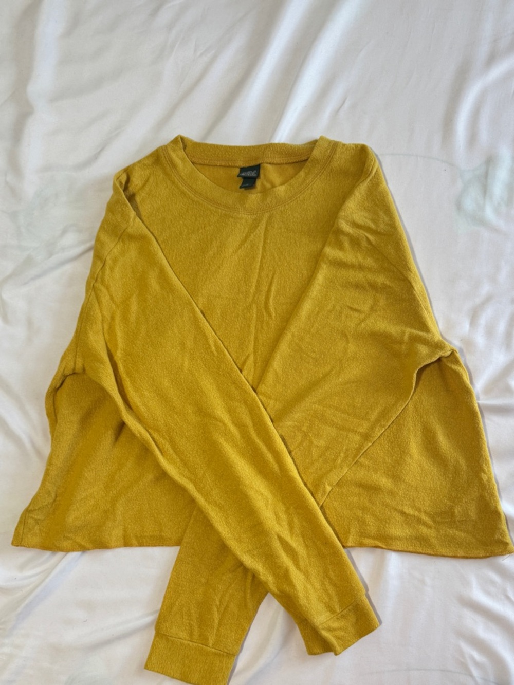 wild fable Mustard Yellow Scoopneck Crew Sweater